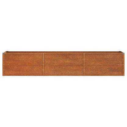 Corten Steel Raised Garden Bed 240cm Rust | HomeAndLiving