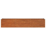 Corten Steel Raised Garden Bed 240cm Rust | HomeAndLiving