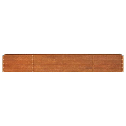 Corten Steel Raised Garden Bed 320cm Rusty | HomeAndLiving