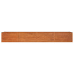 Corten Steel Raised Garden Bed 320x80cm | HomeAndLiving