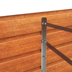 Corten Steel Raised Garden Bed 320x80cm | HomeAndLiving