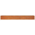 Corten Steel Raised Garden Bed 400x80cm | HomeAndLiving