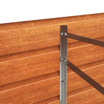 Corten Steel Raised Garden Bed 400x80cm | HomeAndLiving