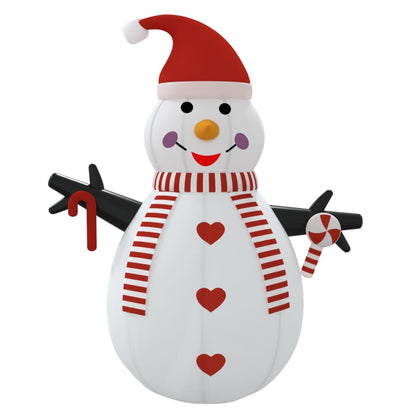 Inflatable Snowman with LEDs