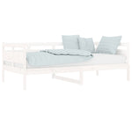 Day Bed White Solid Wood Pine