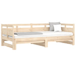 Pull-out Day Bed Solid Wood Pine Single Size