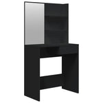 Dressing Table with Mirror Black