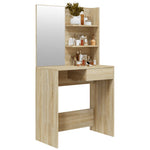 Dressing Table with Mirror - Sonoma Oak