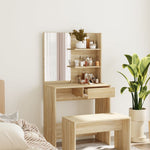 Dressing Table with Mirror - Sonoma Oak