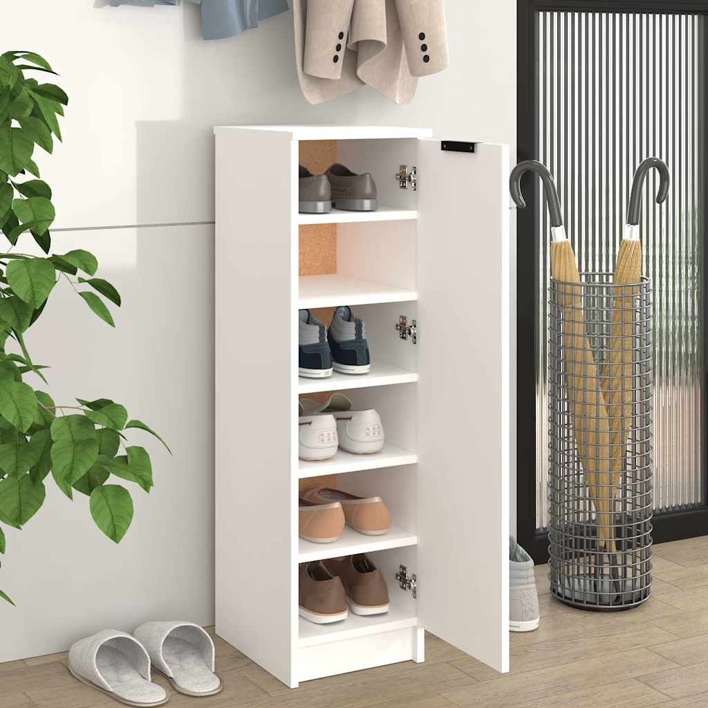 White Shoe Cabinet Engineered Wood 100cm | HomeAndLiving