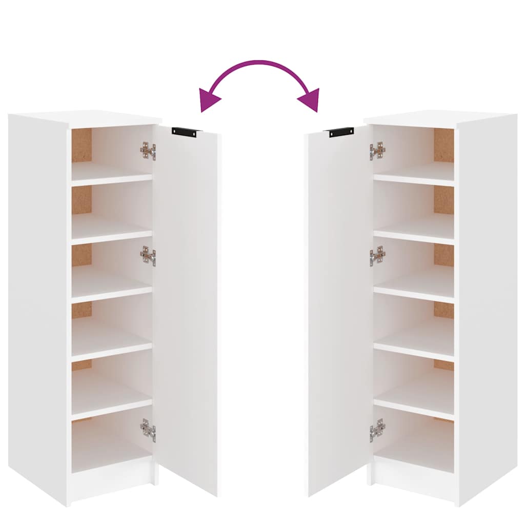 White Shoe Cabinet Engineered Wood 100cm | HomeAndLiving