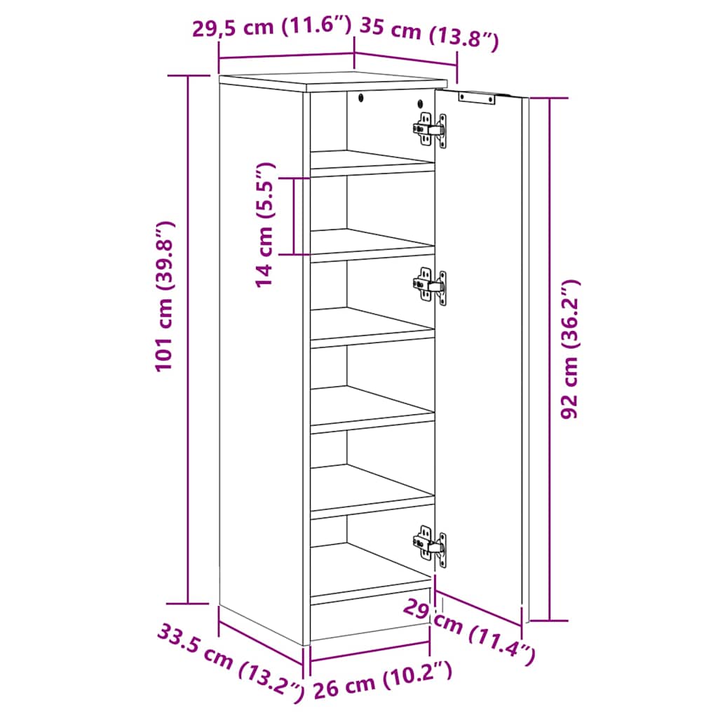 White Shoe Cabinet Engineered Wood 100cm | HomeAndLiving