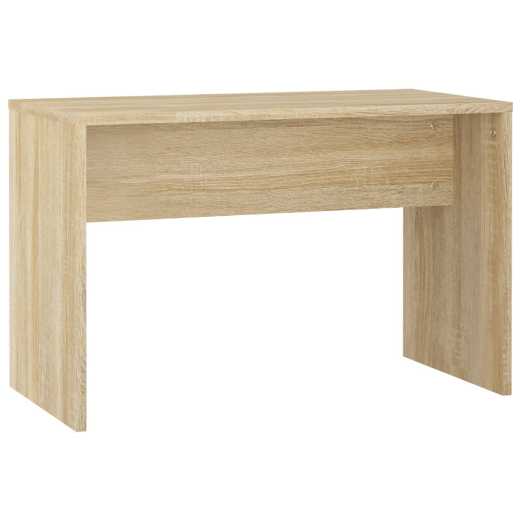 Dressing Table Set with LED Sonoma Oak