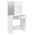 Dressing Table Set High Gloss, White