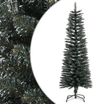 Artificial Slim Christmas Tree with Stand Green 120 cm PVC