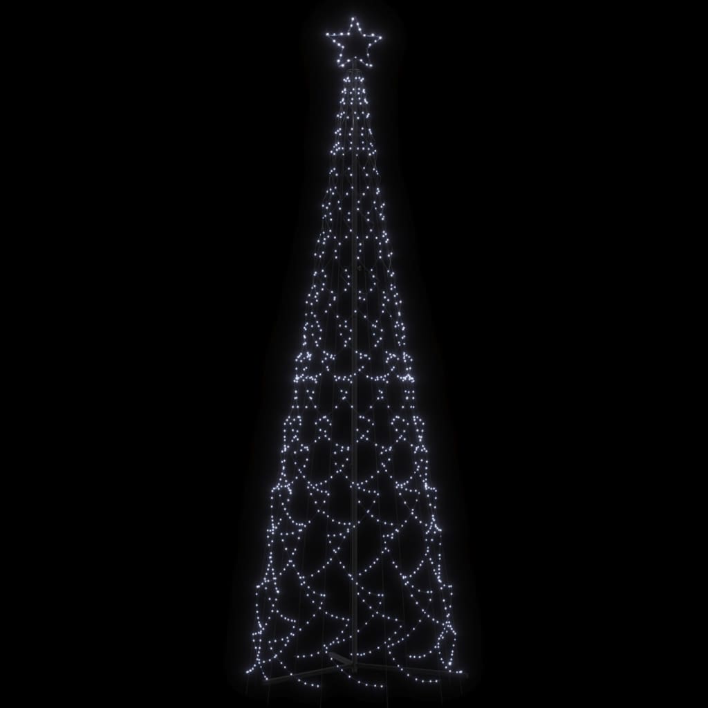 Christmas Cone Tree Cold White 500 LEDs