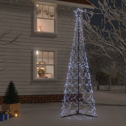 Christmas Cone Tree Cold White 500 LEDs