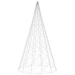 Christmas Tree on Flagpole Warm White 1400 LEDs