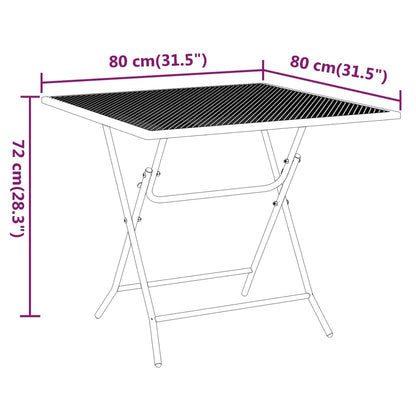 Decorative 5 Piece Garden Dining Set Outdoor Retreat Urban Style 