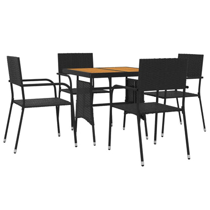 Stylish 5 Piece Outdoor Dining Set Living Space Upgrade Garden Leisure 