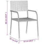 Stylish 5 Piece Outdoor Dining Set Living Space Upgrade Garden Leisure