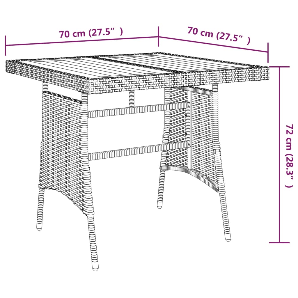 Stylish 5 Piece Outdoor Dining Set Living Space Upgrade Garden Leisure 
