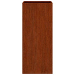 Corten Steel Planter 75cm Tall Raised Garden Bed | HomeAndLiving