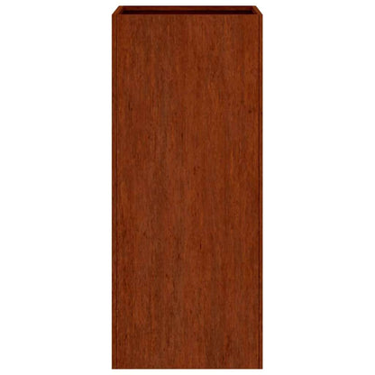 Corten Steel Planter 75cm Tall Raised Garden Bed | HomeAndLiving