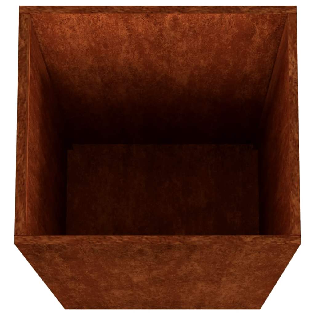 Corten Steel Planter 75cm Tall Raised Garden Bed | HomeAndLiving