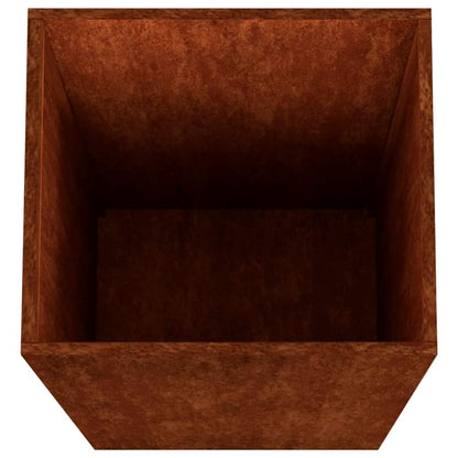Corten Steel Planter 75cm Tall Raised Garden Bed | HomeAndLiving
