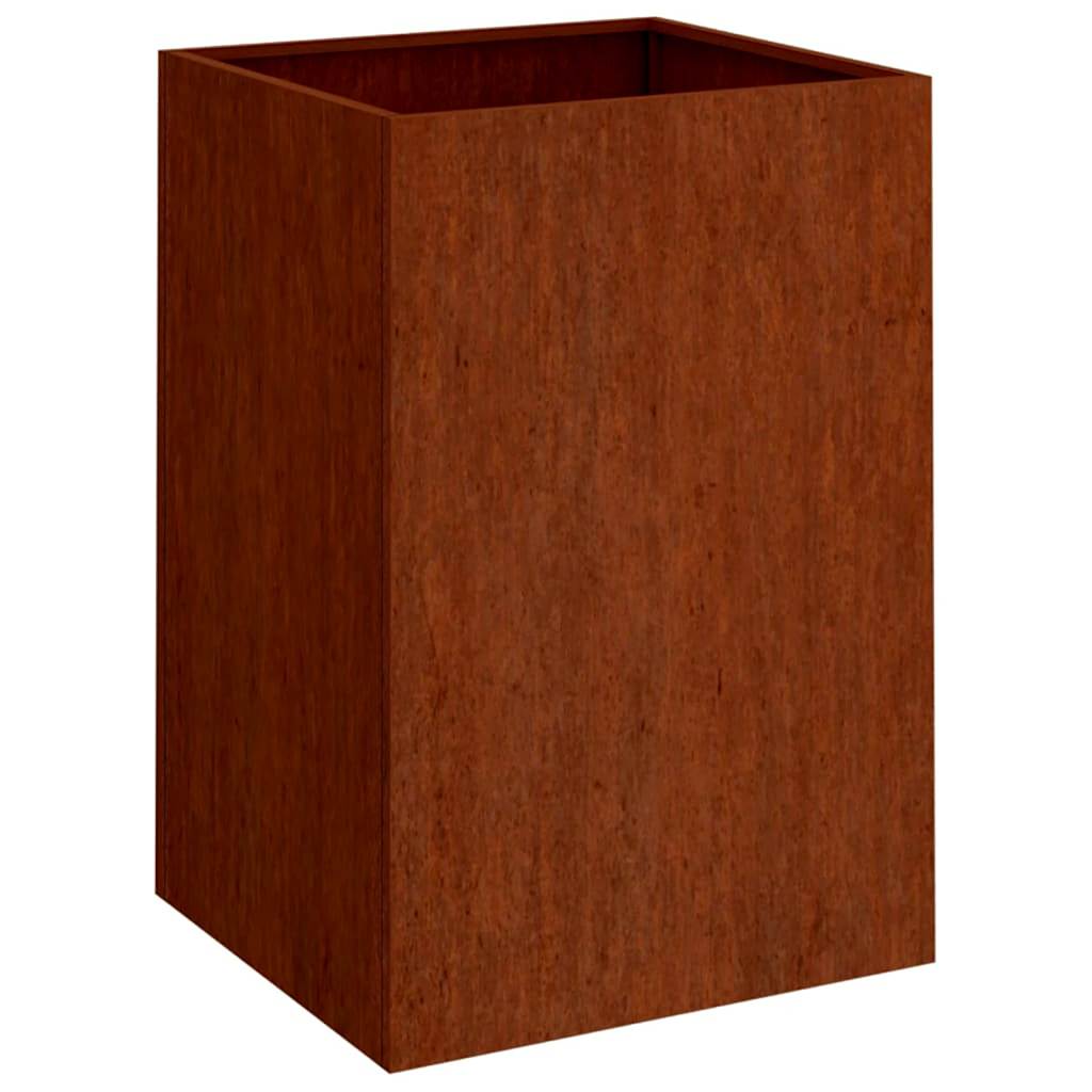 Corten Steel Planter 52x48x75cm Outdoor | HomeAndLiving