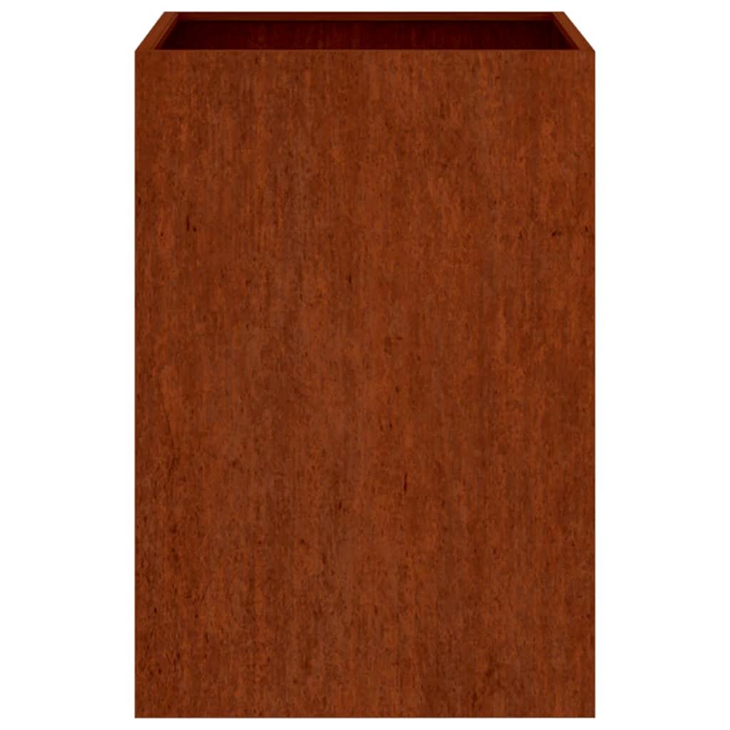 Corten Steel Planter 52x48x75cm Outdoor | HomeAndLiving