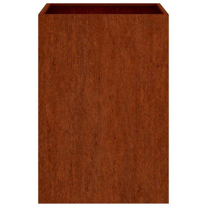 Corten Steel Planter 52x48x75cm Outdoor | HomeAndLiving