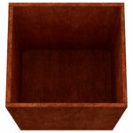 Corten Steel Planter 52x48x75cm Outdoor | HomeAndLiving