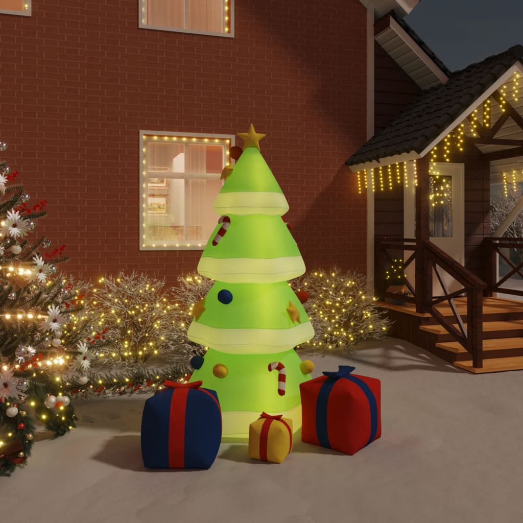 Inflatable Christmas Tree with LEDs - 200×130×240cm
