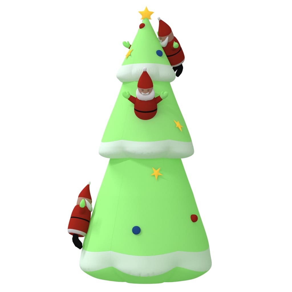 Inflatable Christmas Tree with LEDs - 240×240×500cm