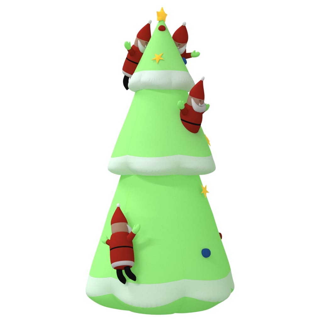Inflatable Christmas Tree with LEDs - 240×240×500cm