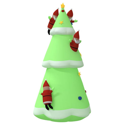 Inflatable Christmas Tree with LEDs - 240×240×500cm