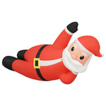 Christmas Inflatable Lying Santa LED