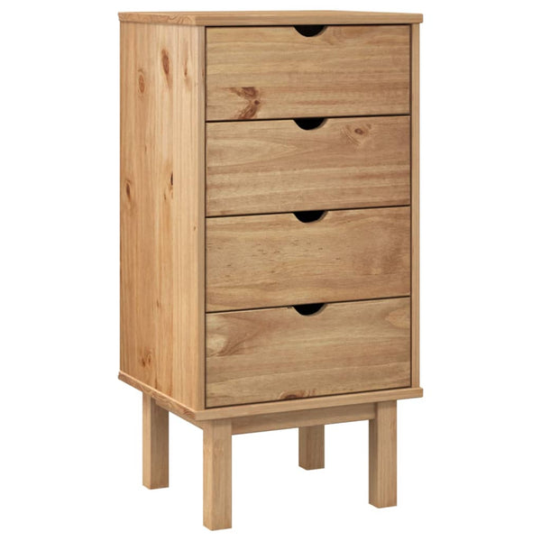  Modern Drawer Cabinet OTTA Solid Wood Pine