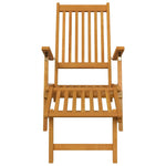 Functional Outdoor Deck Chairs with Footrests Living Space Upgrade Evening