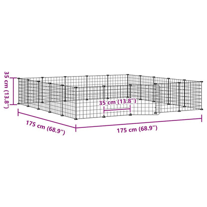 20-Panel Pet Playpen Steel Cage Door | HomeAndLiving