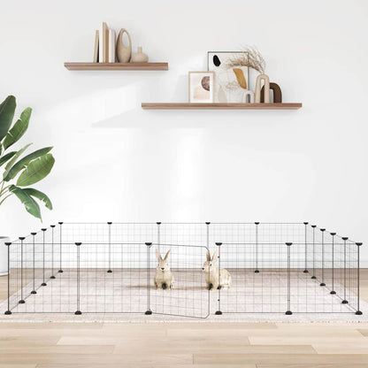 20-Panel Pet Playpen Steel Cage Door | HomeAndLiving