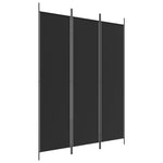 3-Panel Room Divider Black 150x200cm | HomeAndLiving