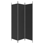 3-Panel Room Divider Black 150x200cm | HomeAndLiving