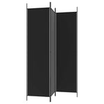 3-Panel Room Divider Black 150x200cm | HomeAndLiving