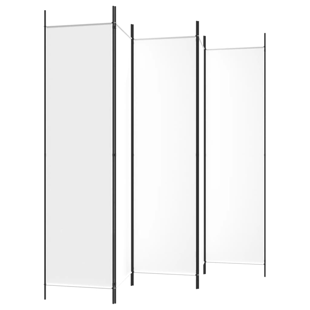5-Panel Fabric Room Divider 250x200cm | HomeAndLiving