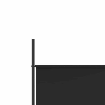 5-Panel Room Divider Black 250x200cm | HomeAndLiving