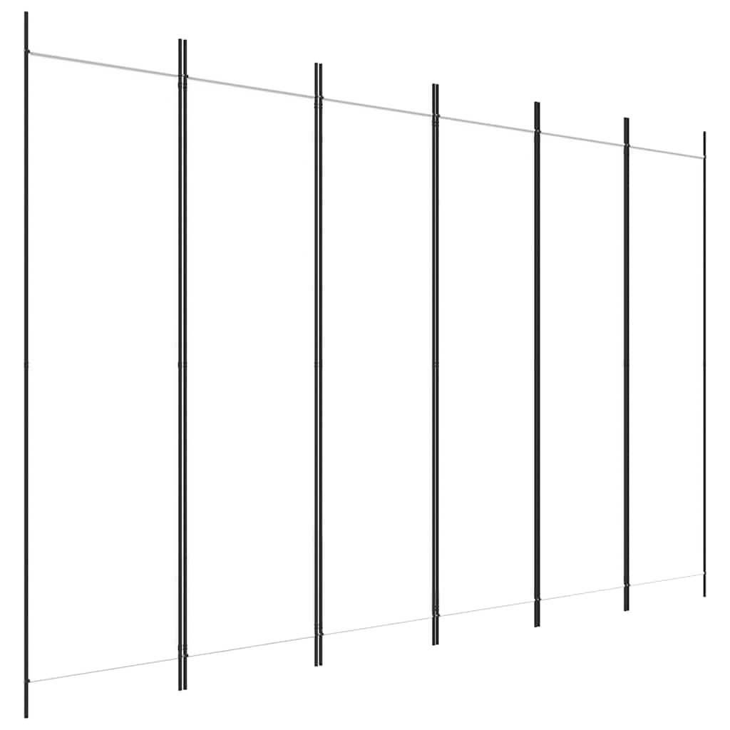 6-Panel Fabric Room Divider 300x200cm | HomeAndLiving
