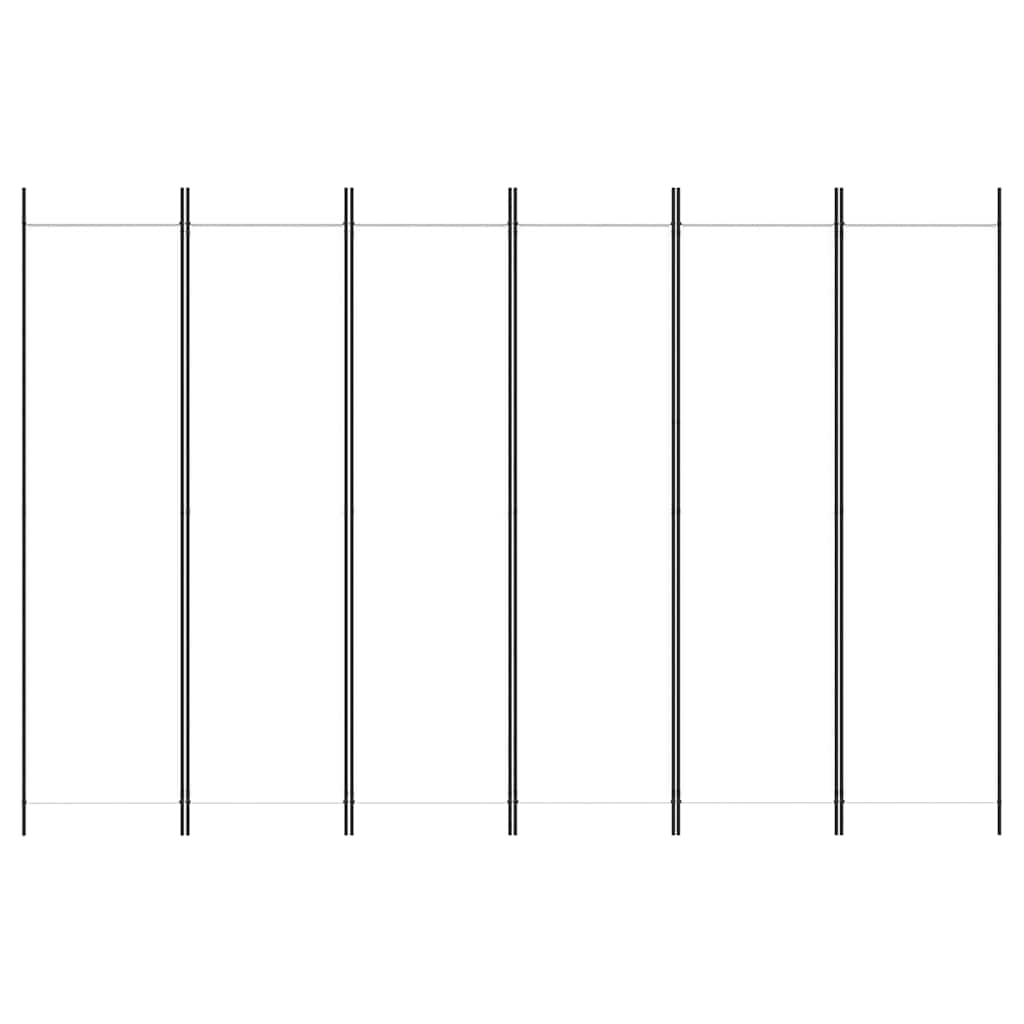 6-Panel Fabric Room Divider 300x200cm | HomeAndLiving